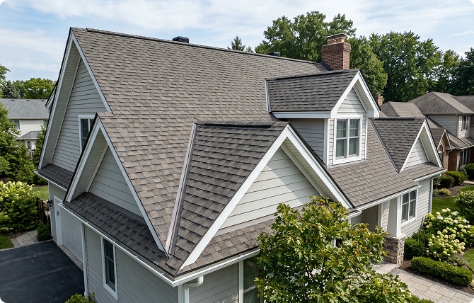 Architectural shingle roofing Chicagoland - HomeBuild roofing contractor