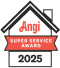 Angi Super Service Award 2025 - HomeBuild Roofing