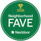 Nextdoor Neighborhood Faves Winner 2025 - HomeBuild Roofing