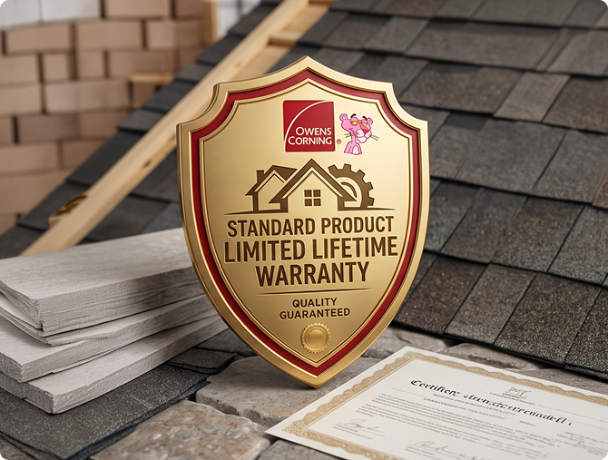 Owens Corning Standard Product Limited Lifetime Warranty - HomeBuild roofing