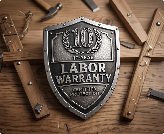 HomeBuild 10-Year Labor Warranty - roofing contractor Chicago