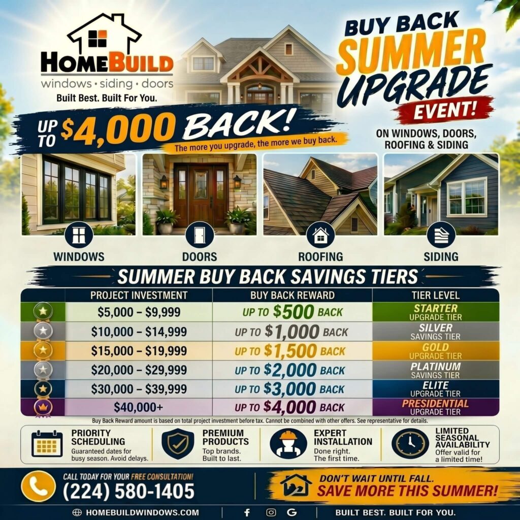 buy back program homebuild windows