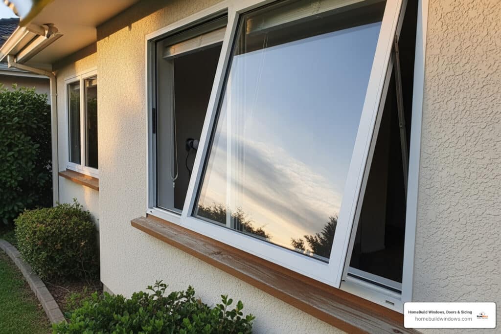 how to replace glass in awning window