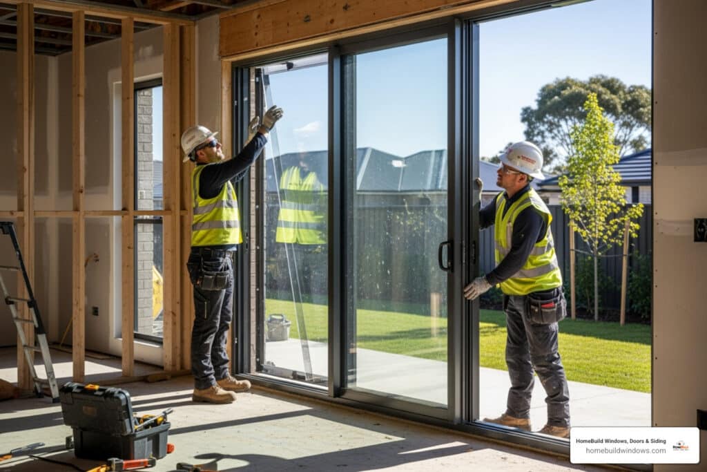 sliding patio door installation