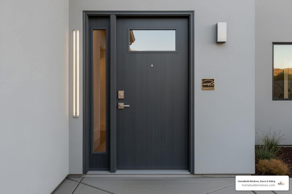 Energy efficient entry doors