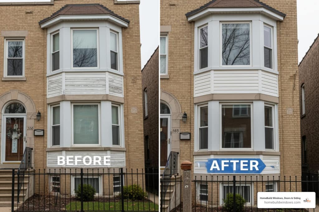 can you replace a bay window with a regular window