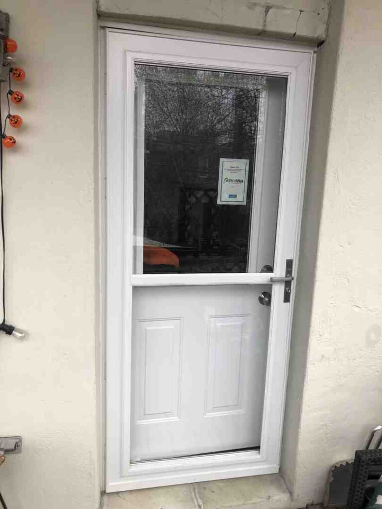 cost to install new storm door