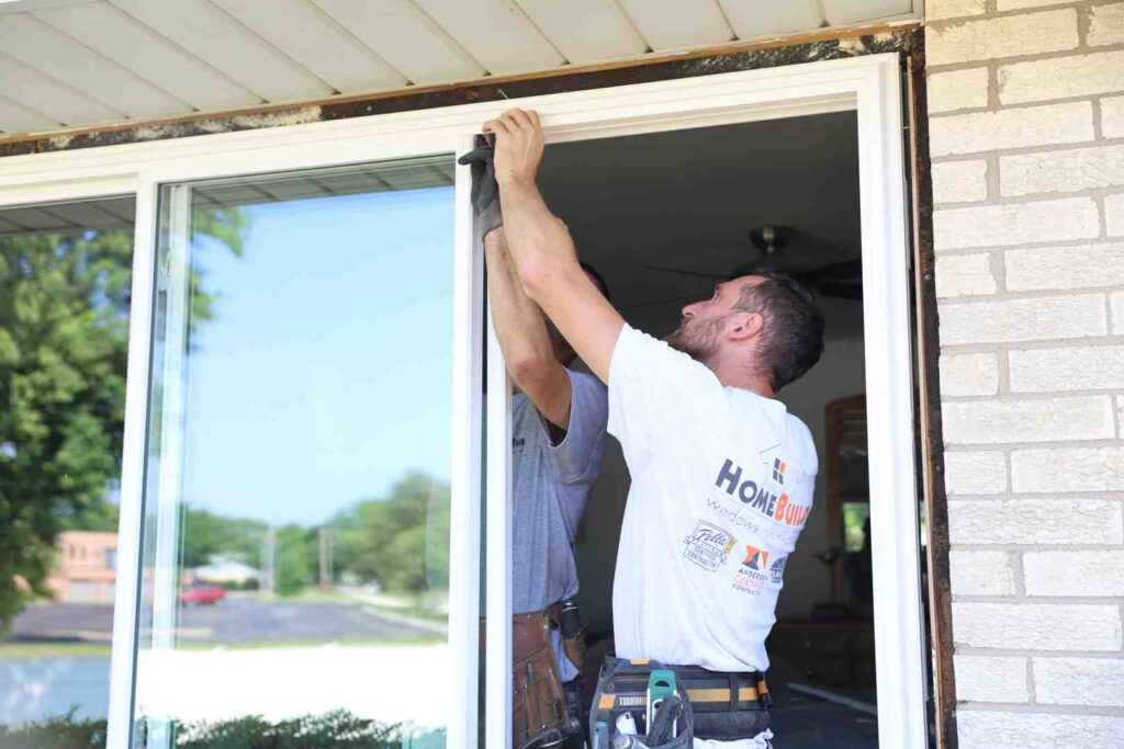porch door installation