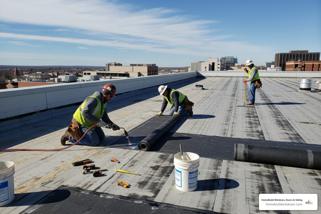 local flat roofers