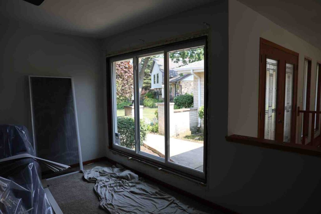sliding secondary glazing