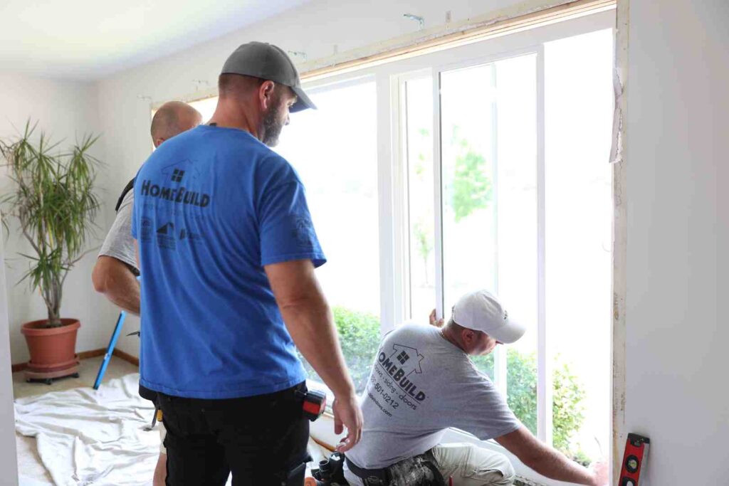 sliding patio door installation