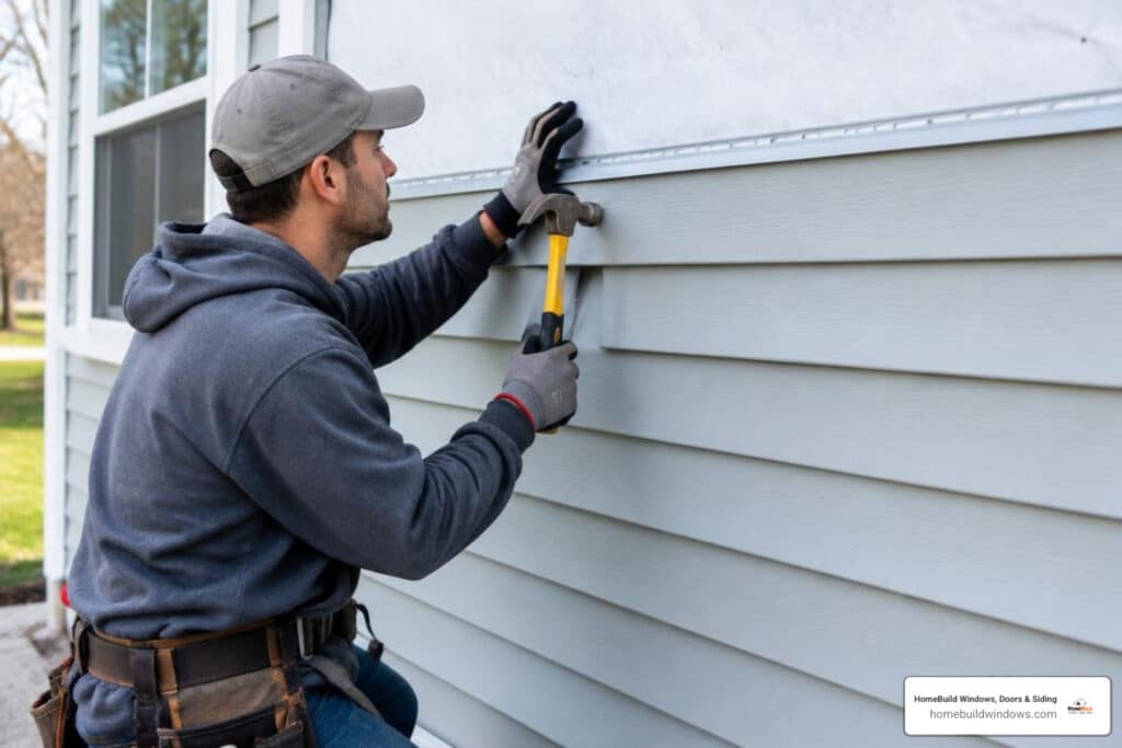 vinyl siding installation
