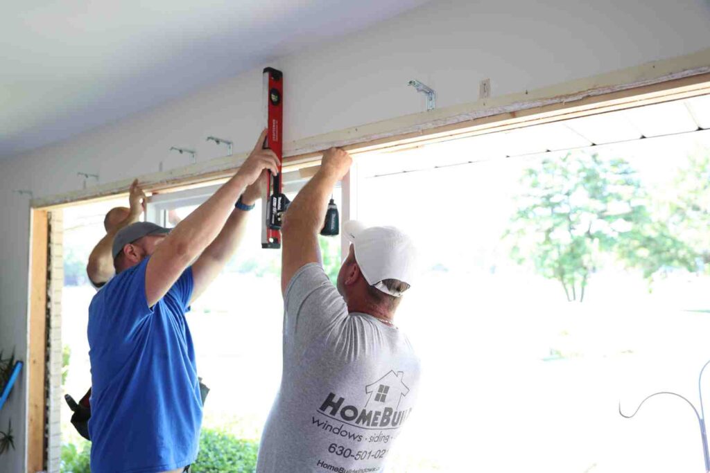 how to install vinyl windows new construction