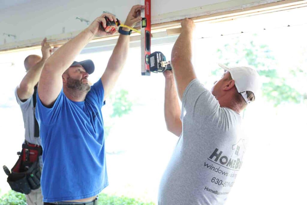measuring window rough opening dimensions