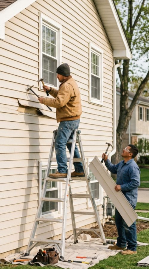 Arlington Heights siding repair
