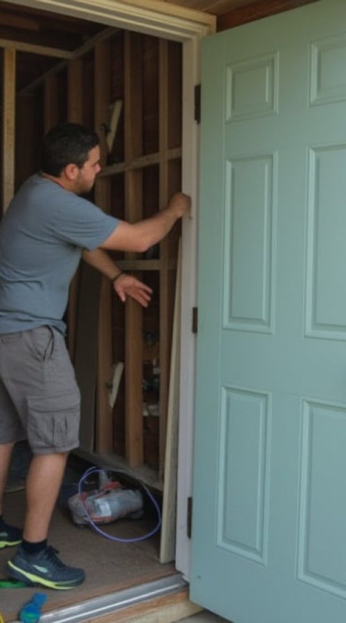 installing a prehung exterior door